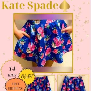 NWOT Kate Spade Beautiful Floral Skirt w/ pockets